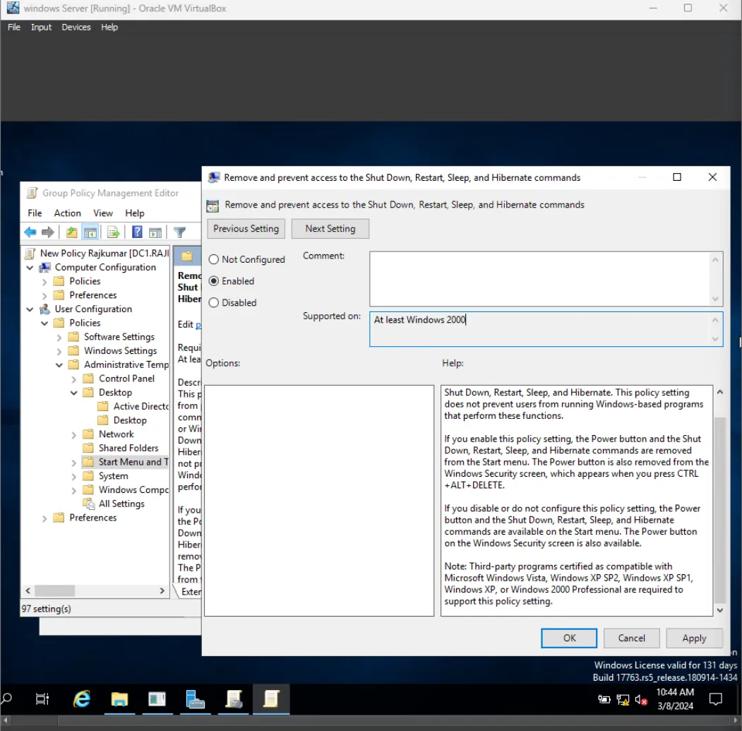 Step 5 - Configure Settings