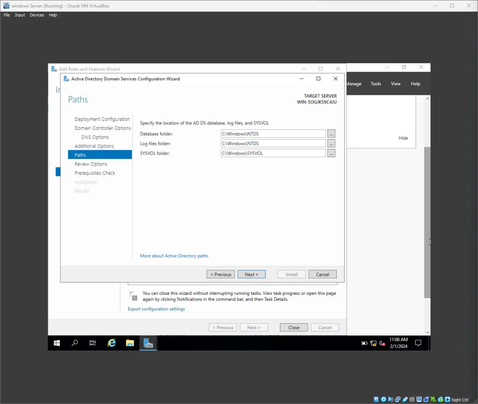Step 15 - Folder Paths