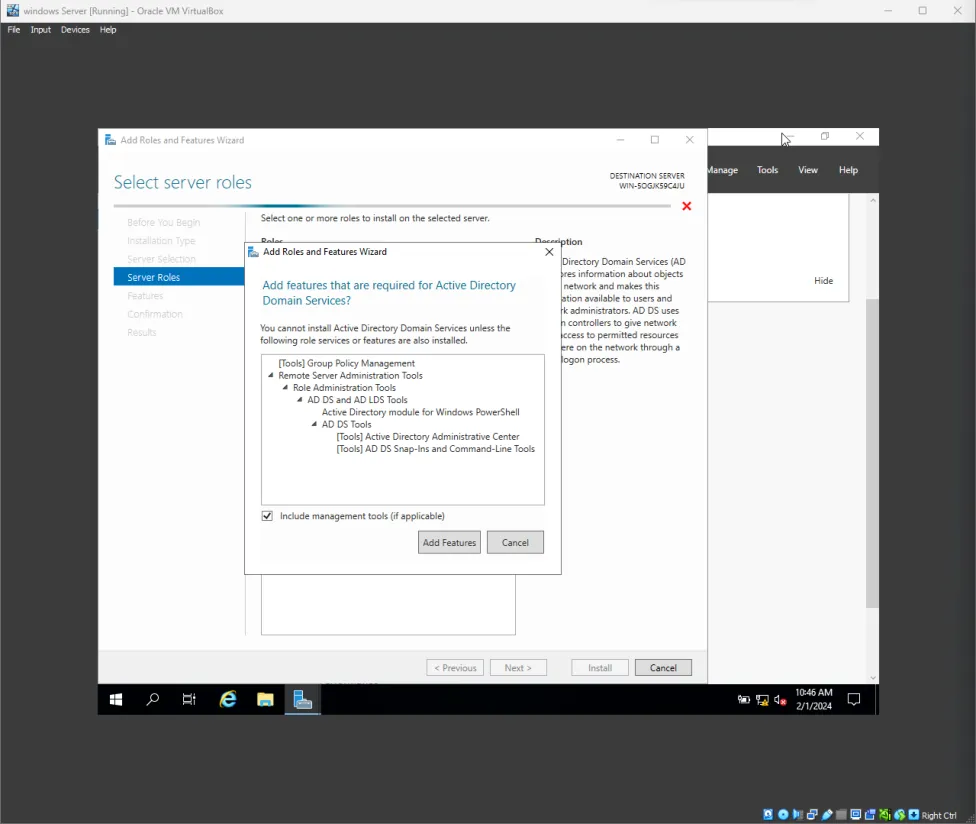 Step 5 - Feature Confirmation
