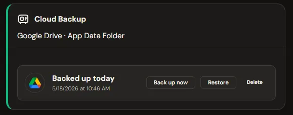Google Drive Settings