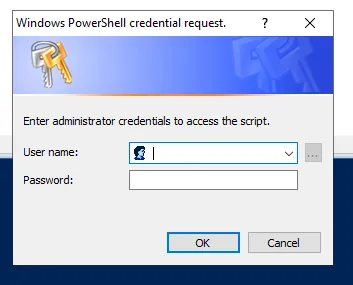 Credentials Authentication Prompt