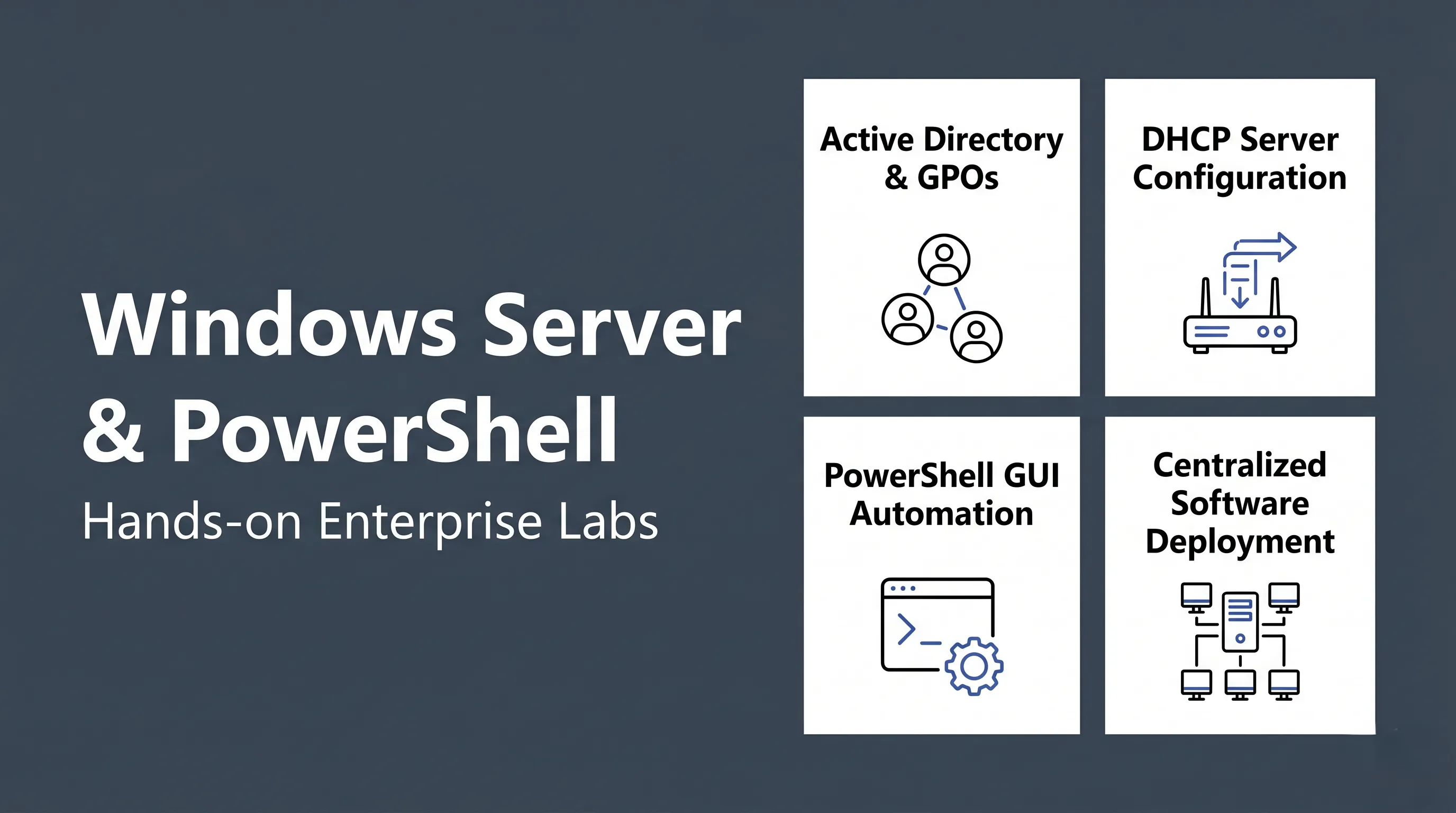 Windows Server & PowerShell Labs